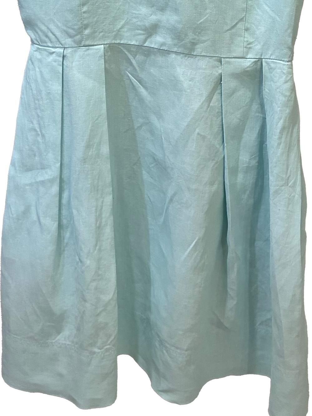 Gap sleeveless linen Fit and Flare dress in mint green Size 6 - Picture 4 of 6
